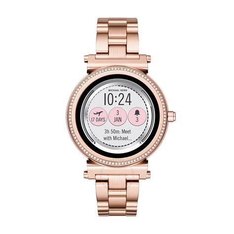 Michael Kors Sofie Quartz Digital Crystal Rose Gold